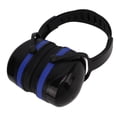 thumbnail image 2 of Protectores Auditivos Con Diadema ANGGREK Orejeras Protectoras Auditivas Negras Y Azules Ajustables 24dB NRR, 2 of 7