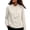White, variant on Blouses for Women Button Long Sleeve Puff Cuff Chiffon Work Shirt, Sizes S-2XL