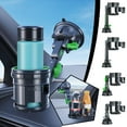 thumbnail image 2 of Heavy-Duty Car Cup Holder with Strong Large Suction Cup, PVC Base for Windshield & Dashboard Mount – Secure Drink Stability, Anti-Slip Design, Unobstructed View for Safe Driving, 2 of 8
