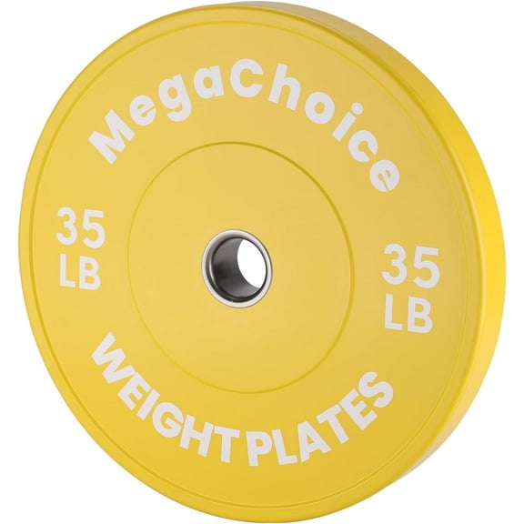 2 Inch Rubber Bumper Weight Plates,Fitness Weightlifting Plates Set,Color Bumper Plates 10,15,25,45,55 Lbs Pairs Options for Men Women beginners Home Gym Workout