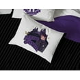 thumbnail image 4 of MGM Wednesday Addams Patches Purple 5 Piece Twin Size Bed Set with Sham, 4 of 4