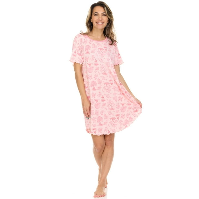 Flora Nikrooz 2-Piece Sleep Dress and Robe Set