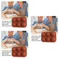 thumbnail image 2 of bedienty Cake Mold Half-ball Baking Mould for Ice Cube Chocolate Fondant Candle DIY Baking 3Set, 2 of 6