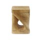 thumbnail image 5 of Mesa lateral de forma distorsionada, textura de madera imitada, color natural, 5 of 5