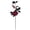C, variant on Gothic Halloween Floral Pick, Black Rose Twig Branch, Dark Plastic Chenille Sticks Vase Filler, Mysterious Festival Ornament for Home Indoor Decor, Outdoor Porch, Halloween Gothic Theme Party
