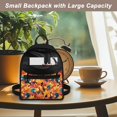 thumbnail image 5 of HELLHERO Autumn Rooster Leaf Lightweight Mini Backpack, Water-Resistant Practical Backpacks with Front Pocket for Work Travel, 5 of 8