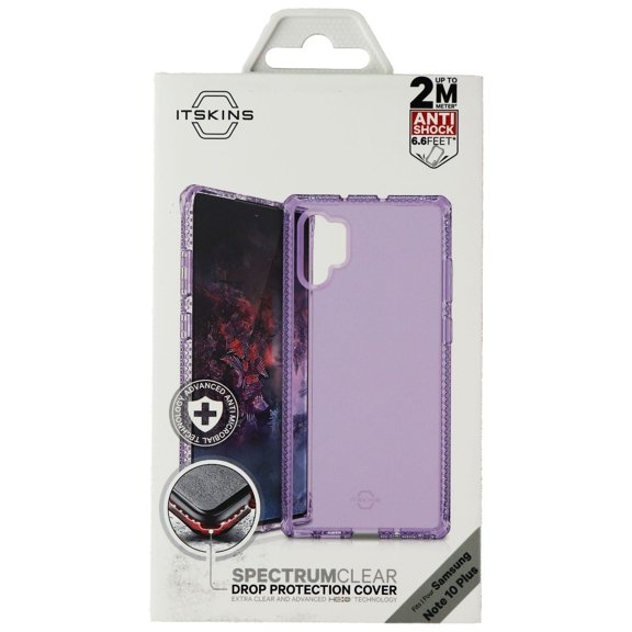 ITSKINS Spectrum Clear Series Case for Samsung Galaxy Note10 Plus - Purple