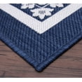 thumbnail image 4 of Classic Border Rug - 7 ft. 10 in. x 10 ft., Navy, Indoor/Outdoor Decor Accent Rug with Intricate Border, UV, Fade Resistant, Waterproof Rug | Decorative Rugs, 4 of 8