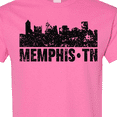 thumbnail image 4 of Inktastic Memphis City Skyline with Grunge T-Shirt, 4 of 5