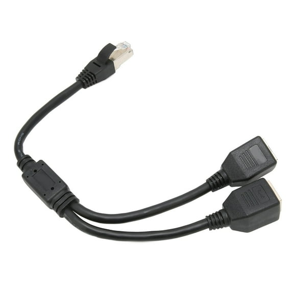 Cable adaptador Ethernet R,Cable adaptador Ethernet RJ45 Adaptador divisor RY Adaptador Ethernet Diseño fácil de usar