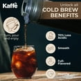 thumbnail image 4 of Kaffe Cold Brew Coffee Maker, 1.3L cold brew pitcher, Cold brew coffee and Tea Brewer, Easy to clean Mesh filter, iced coffee accessory, Tritan Glass cold coffee maker, 4 of 7