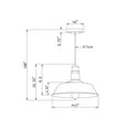 thumbnail image 2 of Forte Lighting 7692-01-04 1 Light 14" Wide Pendant - Black, 2 of 4