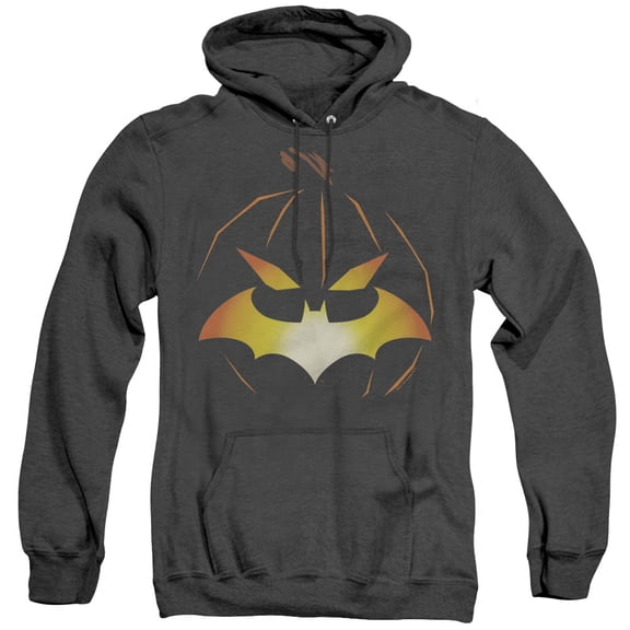Batman Jack Obat Adult Heather Hoodie Sweatshirt Black