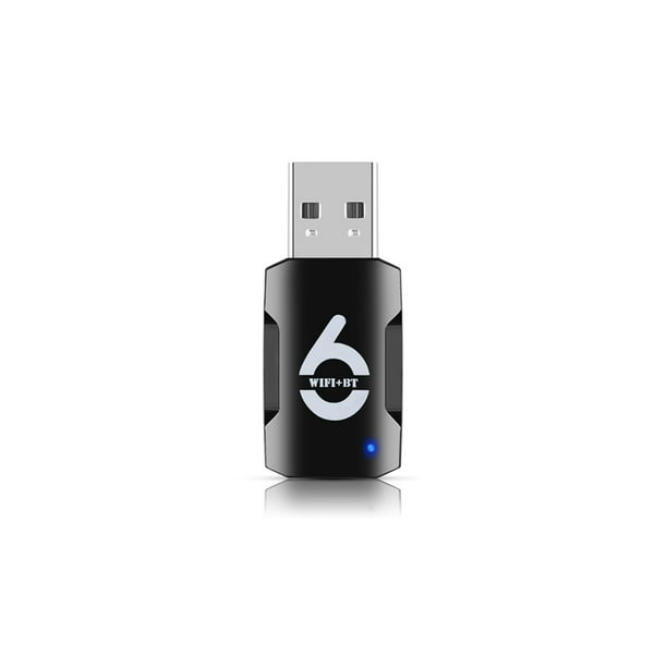 Adaptador USB WiFi Bluetooth de doble banda de 900 Mbps, 2,4/5 GHz