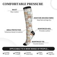 thumbnail image 3 of Bixox Lovely Bear Print Compression Socks,Compression Socks Women & Men Circulation for Medical,Running,Athletic, 3 of 7