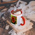 thumbnail image 5 of Floral Printed Mug 11oz Two-Tone Red, 5 of 7