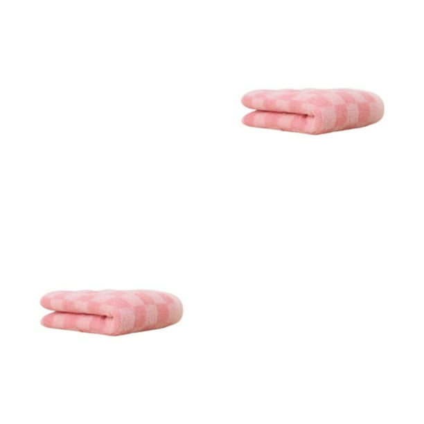 Toystoory Toalla de ducha Toallas de baño plegables para el hogar Adultos Albornoz de algodón absorbente de agua Envolturas Suministros de Rosa 2Conjunto