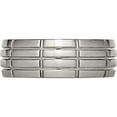 thumbnail image 3 of Titanium Brushed Center 8mm Grooved Band (Size 7.5) Made In China tb183-7.5, 3 of 5