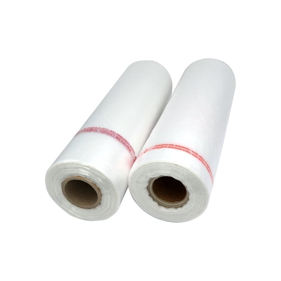 Tripact 11" x 19" HDPE Plastic Produce Bag Roll, Grocery Bag for Fruits Vegetable - 2 Roll (600pcs) 02