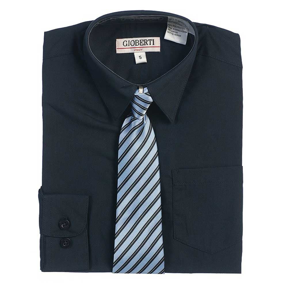 baby boy navy button down shirt