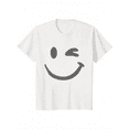 thumbnail image 1 of Men's Stylish Graphic T-Shirt with Smiling Face Print Comfortable Crew Neck Summer Casual Tee in Breathable Polyester Fabric ideal for everyday Wear and Perfect Gift idea, 1 of 6