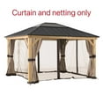 thumbnail image 4 of Sunjoy Universal Curtains and Mosquito Netting for 11 ft. × 13 ft. Wood Gazebos, 4 of 5