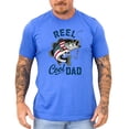 thumbnail image 3 of Funny Fishing Dad Shirt for Men Patriotic Bass Graphic Tee Fathers Day Gift for Outdoorsmen Heather Blue Shirt Adult X-Large, 3 of 6