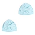 thumbnail image 2 of Minnieouse Gorro de bebé recién nacido, gorro cálido para bebé, gorros a rayas, gorros suaves de para niñas, gorros con lazo para recién Type9 NO9, 2 of 6