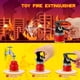 thumbnail image 2 of Disfraz de bombero para niños con juego de 13 accesorios, 2 of 9