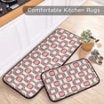 thumbnail image 6 of Trendy Geometric Kitchen Rug Mats 2PCS Non Slip 47" x 20" + 28" x 20" Kitchen Carpet Floor Mat Hallway Rugs Anti Fatigue Doormat Home Decor, 6 of 7