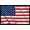 Black Framed Version, variant on The United States Of America - Flag Wall Poster, 14.725" x 22.375"
