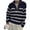 C-Navy44, variant on JIAYUE Knit Sweater For Women Striped Long Sleeve Drop Shoulder Collared Relaxed Fit Half Zip Pullover For Women Cozy Elegant Homewear