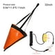 thumbnail image 4 of Toystoory Calcetín de deriva para barco eléctrico de 12 pulgadas, cuerda de freno para Kayak Drogue de mar de PVC, recuperación de Rafting, Deportes acuáticos met bal, 4 of 6