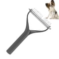 thumbnail image 4 of Herramienta de Aseo para Mascotas con Rastrillo de Capa Inferior de 2 Caras para Eliminar Nudos Abiertos Peine para Pelo Material de aleación de Zinc, 4 of 8