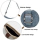 thumbnail image 4 of Bolso bandolera para mujer, bolso de hombro para mujer, bolso de lona tipo bandolera, bolso de mano pequeño Y2K, bolso de noche con asa superior para la axila 2023, 4 of 5