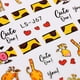 thumbnail image 5 of Uñas postizas autoadhesivas con diseño de jirafa. Instrucciones para colocar las uñas., 5 of 9
