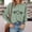 Green, variant on Jacenvly Sweatshirts For Women Long Sleeve Heart-Shaped Print Womens Sweatshirts Crewneck Loose Casual Soft Warmth Pullover Sweaters For Women