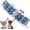 Blue, variant on Pearl Dog Collars, Fancy Crystal Bling Pearl Cat Collar Rhinestone Luxury Beaded Puppy Necklace Diamond Girl Pet Jewelry for XXS XS Small Medium Female Dogs Kitten
