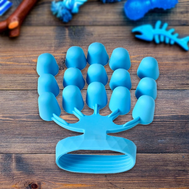Fortalecedor de dedos Ejercitador de dedos portátil para rehabilitación Fitness (Azul) Sywqhk Libre de BPA