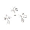thumbnail image 2 of Rijanmt Easter Hollowed Out Cross Handcraft Diy Pendant,Stainless Religious Easter Cross Decoration For Christianity Home Gift Decor,Easter Basket Stuffers And Small Tree Ornament,1.18*1.57",Silver, 2 of 7