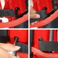 thumbnail image 5 of 2PCS Black Heavy Duty Door Limiting Check Strap for Jeep For For for Wrangler CJ YJ TJ JK, 5 of 6