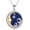 Lapis Lazuli Moon, variant on Lapis Lazuli Moon Necklace Sterling Silver Moon and Star Necklace Jewelry Gift for Women