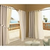 Commonwealth Home Fashions 70316-109-758-96 Gazebo Stripe Grommet Panel 96 in., Khaki