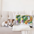 thumbnail image 4 of Ambesonne Colorful Throw Pillow Cover 2 Pack, Palms Tropical Plants, 18", Multicolor, 4 of 7