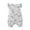 White, variant on Gunia Easter Baby Girl Outfit Summer New Ruffle Sleeve Full Print Rabbit Jumpsuit Bunny Jumpsuit Cartoon Cloth Romper Clothes Set 0-15 Months