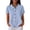 Dark Purple-A#110521nn, variant on Hearthz Striped Peter Pan Collar Women Button Down Shirt Short Sleeve Waffle Knit Women Blouses Dressy Casual Summer Boho Tunic Top