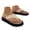 Beige, variant on Chunky Platform Flip Flops Stylish Wedge Cloud Slides with Arch Support Waterproof Leather Soft Sole Orthopedic Thong Sandals Beige Size 9.5