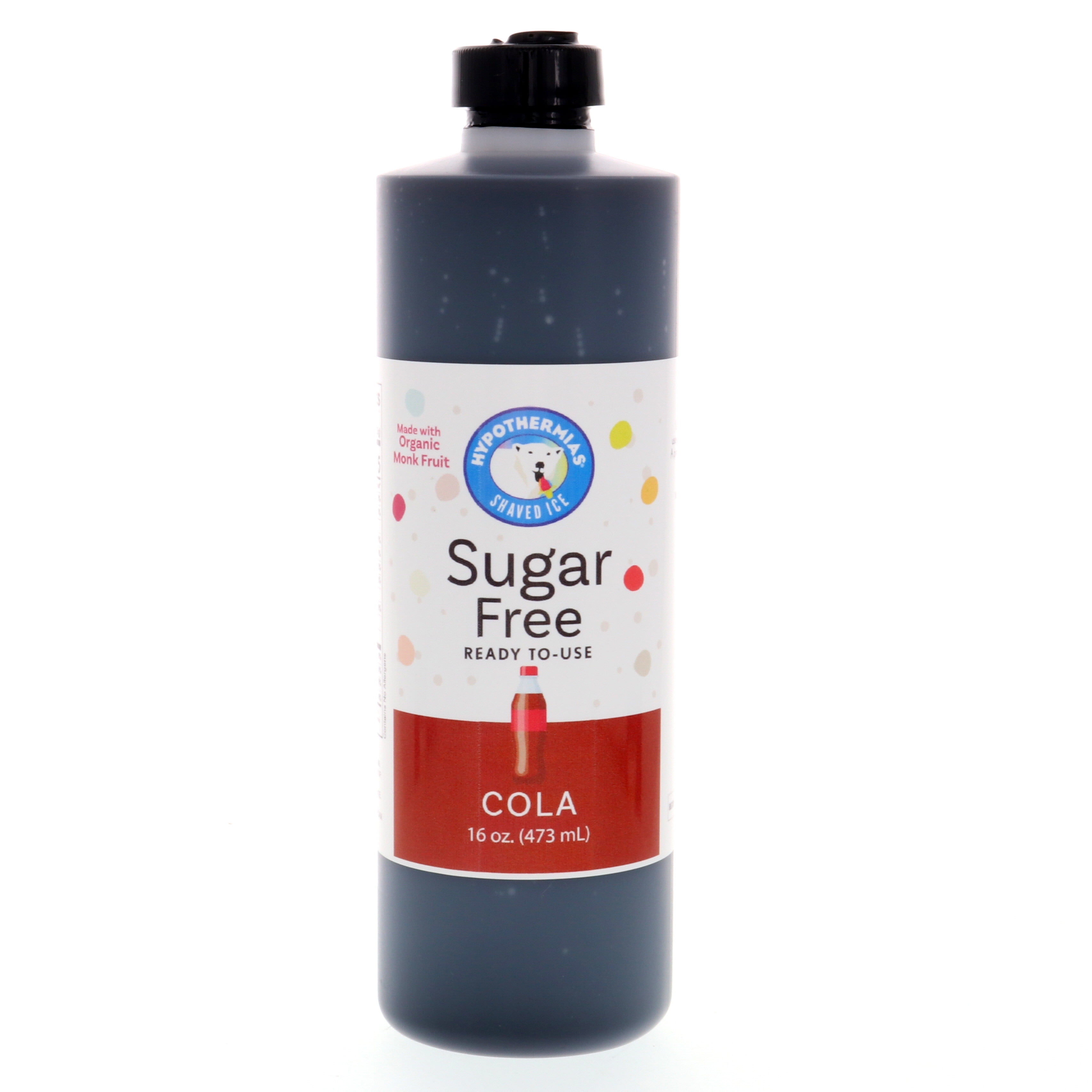 Hypothermias Sugar Free Shaved Ice Syrups Variety Pack, 3 Pints, Pina Colada, Cola, Cherry