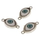 thumbnail image 5 of 30 amuleto de aleación con forma de ojo malvado para hacer joyas, collares y pulseras. Plata, 5 of 6