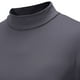 thumbnail image 2 of Camisas de Hombre Blusas de Manga Larga Con Cuello Redondo Nuevo Otoño E Invierno Camisa de Fondo Delgada de Color Sólido Con Cuello Alto Odeerbi  ODB-4, 2 of 6